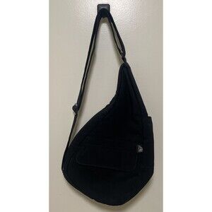 AMERIBAG Healthy Back Bag Black 16 inch Travel Everyday Microfiber Solid